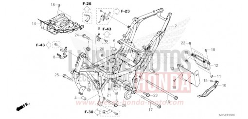 FRAME BODY NSS750S de 2025
